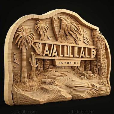 3D model Palmdale California (STL)